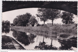 F4-82) VALENCE D' AGEN - PERSPECTIVE SUR LE CANAL PRISE SOUS LE PONT - ( 2 SCANS )  - Valence