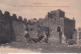 F3-11) LAPRADELLE (AUDE) INTERIEUR DES RUINES DU CHATEAU DE PUYLAURENS  - ( 2 SCANS ) - Autres & Non Classés