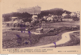 F24-66) FONT ROMEU PAR ODEILLO (ALTITUDE 1.800 METRES) VUE GENERALE SUR LES  VILLAS ET LE GRAND HOTEL - 2 SCANS - Otros & Sin Clasificación