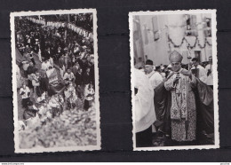 40) SAINT VINCENT DE TYROSSE (LANDES) ENSEMBLE DE 4 PHOTOS AUTHENTIQUES - PROCESSION RELIGIEUSE - EVEQUE  ? - 2 SCANS - Saint Vincent De Tyrosse