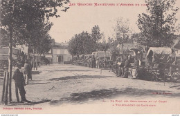 LES GRANDES MANOEUVRES D'ARMEES 1902 - LE PARC DES AMBULANCES  16° CORPS A VILLEFRANCHE DE LAURAGAIS - LABOUCHE TOULOUSE - Manoeuvres