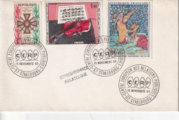 France Enveloppe Strasbourg C.E.R.P. 1965 - Lots & Kiloware (mixtures) - Max. 999 Stamps