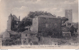 B13-46) PUY L'EVEQUE (LOT) LE CHATEAU DE LYCHAIRIE ET LA TOUR - ( 2 SCANS ) - Otros & Sin Clasificación