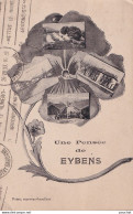 B10-38) EYBENS (ISERE) UNE PENSEE - FLEUR MULTIVUES   - ( 2 SCANS ) - Other & Unclassified