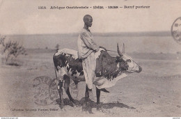 B5- AFRIQUE OCCIDENTALE - SENEGAL - SOUDAN - BOEUF PORTEUR  - ( 2 SCANS ) - Soedan