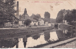 B5-55) STENAY (MEUSE) LA SCIERIE DRAPPIER ET L ' ECLUSE DU CANAL - 1910 - ( 2 SCANS ) - Stenay