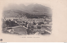 B3-73) CHAMBERY (SAVOIE) VUE GENERALE + DOS COLLECTION DU TOURING CLUB DE FRANCE  - ( 2 SCANS ) - Chambery