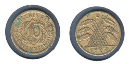 Allemagne 10 Rentenpfennig 1923 D, KM# 33, Deutsches Reich, - 10 Rentenpfennig & 10 Reichspfennig