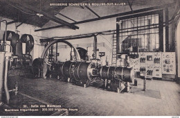 03) MOULINS SUR ALLIER - BRASSERIE  SCHNEIDER - SALLE DES MACHINES - MACHINES FRIGORIFIQUES  - 2 SCANS - Moulins