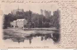 B20-49) ENVIRONS DE MONTREUIL SAUMUR - MONTREUIL - BELLAY - LE CHATEAU - 1902 - 2 SCANS  - Montreuil Bellay