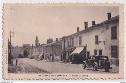 B20-01) NEUVILLE LES DAMES (AIN) ROUTE DE BOURG - AUTOMOBILE - 2 SCANS  - Non Classés