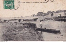 B19-58) CERCY LA TOUR (NIEVRE) PONT NEUF SUR ARON - ANIMATION - EDIT. Vve GARNET - Other & Unclassified