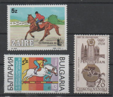 Horses, Equestrian, MNH, Lot, ( You Can Choose Single Stamps From This And Other Lots ) - Hippisme