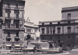 Cartolina Napoli - Piazza Trieste E Trento - Nuova Fontana - Napoli (Naples)