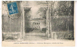 33  MARGAUX  CHATEAU MARGAUX  ENTREE DU PARC  1923 - Margaux