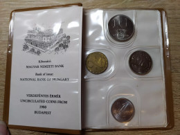 Hungary Bank Set Of 9 Coins 1980 UNC Rare - Hongrie