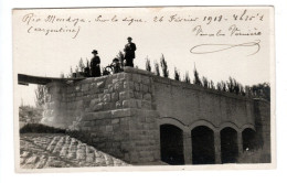 Argentine , Rio Mendoza , Sur La Digue En 1918 - Argentine