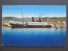 AK TRIESTE Ca. 1915 Piroscafo Helouan // D*59764 - Trieste