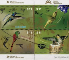 Argentine Hummingbird 2016  4v ** - Kolibries