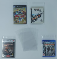 LOT 1000 POCHETTES AVEC RABAT  / PROTECTION JEUX VIDEOS PS2 PS3 PS4 GAME CUBE WII / 48 MICRONS - Andere & Zonder Classificatie