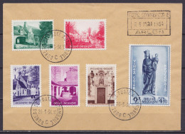 Env. Affr. N°946/51 Béguinage De Bruges Càd "BUREAU DE POSTE AUTOMOBILE C /26-5-1954" - Cachet Daté [FOIRE COMMERCIALE / - Covers & Documents