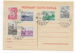 Postkarte Estland: Tapa 1941, MiNr. 4-9 - Occupation 1938-45