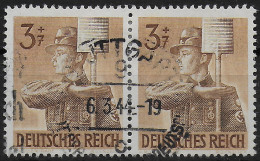 DR: MiNr. 850 I, Gestempelt Im Waagrechten Paar - Used Stamps
