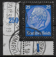 DR: MiNr. 553 P, Eckrand E3, Gestempelt - Used Stamps