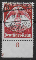 DR: MiNr. 587 Platte Nr. 7, Gestempelt - Used Stamps