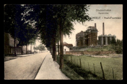 57 - THIONVILLE - DIEDENHOFEN - HAUTS FOURNEAUX - CARTE COLORISEE - Thionville