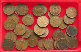 COLLECTION LOT GREAT BRITAIN 1/2 PENNY 34PC 193G #xx40 2183 - Collections