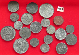 COLLECTION LOT DENMARK 1959 20PC 60G #xx40 3164 - Danemark