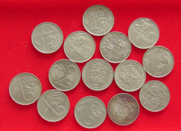 COLLECTION LOT CZECHOSLOVAKIA 2 KORUNA 17PC 84G #xx40 2146 - Czechoslovakia