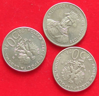 COLLECTION LOT POLAND 50 ZLOTYCH 3PC 35G #xx40 2549 - Poland