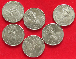 COLLECTION LOT POLAND 50 ZLOTYCH 6PC 70G #xx40 2548 - Polonia