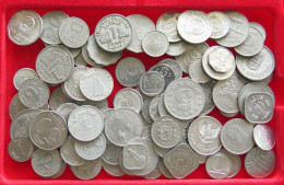 COLLECTION LOT WORLD EUROPE ONLY ALUMINIUM COINS 95PC 100G #xx40 2870 - Verzamelingen & Kavels