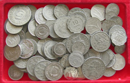 COLLECTION LOT WORLD EUROPE ONLY ALUMINIUM COINS 93PC 139G #xx40 2892 - Collections & Lots