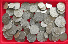 COLLECTION LOT WORLD EUROPE ONLY ALUMINIUM COINS 127PC 138G #xx40 2874 - Collections & Lots