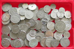 COLLECTION LOT WORLD EUROPE ONLY ALUMINIUM COINS 115PC 117G #xx40 2873 - Collections & Lots