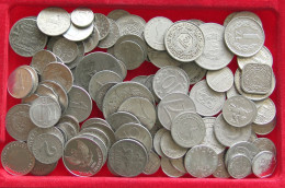 COLLECTION LOT WORLD EUROPE ONLY ALUMINIUM COINS 110PC 131G #xx40 2863 - Verzamelingen & Kavels