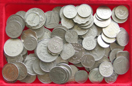COLLECTION LOT WORLD EUROPE ONLY ALUMINIUM COINS 102PC 132G #xx40 2854 - Collections & Lots