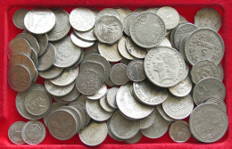 COLLECTION LOT WORLD EUROPE ONLY ALUMINIUM COINS 109PC 142G #xx40 2893 - Collections & Lots