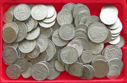 COLLECTION LOT WORLD EUROPE ONLY ALUMINIUM COINS 101PC 137G #xx40 2894 - Verzamelingen & Kavels