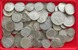 COLLECTION LOT WORLD EUROPE ONLY ALUMINIUM COINS 101PC 134G #xx40 2860 - Verzamelingen & Kavels