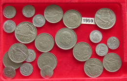 COLLECTION LOT SPAIN 1959 23PC 123G #xx40 2150 -  Collections