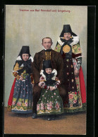 AK Bad Nenndorf, Familie In Tracht  - Costumes