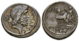 GENS PLAUTIA. Denario. (Ar. 3,98g/19mm). 60 A.C. Roma. (Crawford 420ab; FFC 995 - Republic (280 BC To 27 BC)