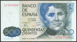 500 Pesetas. 23 De Octubre De 1979. Serie A. (Edifil 2021: 476a). SC. - Other & Unclassified