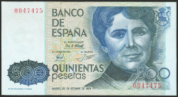 500 Pesetas. 23 De Octubre De 1979. Sin Serie Y Numeración Muy Baja. (Edifil 20 - Andere & Zonder Classificatie