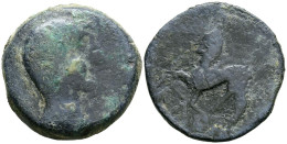 ILIBERRI (Granada). As. (Ae. 18,08g/29mm). 150-20 A.C. (FAB-1498). Anv: Cabeza  - Otros & Sin Clasificación